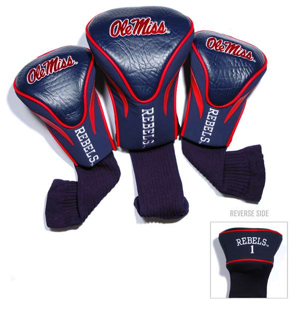 Mississippi Ole Miss Rebels Golf 3 Pack Contour Headcover 24794