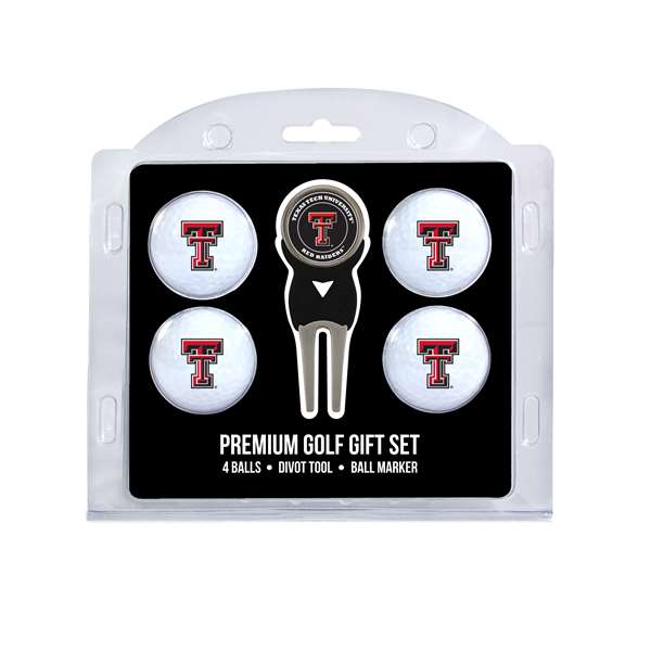 Texas Tech Red Raiders Golf 4 Ball Gift Set 25106   