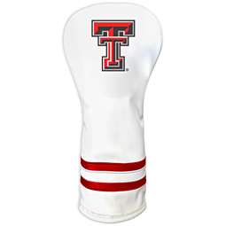 Texas Tech R Raiders Vintage Fairway Headcover (White) - Printed
