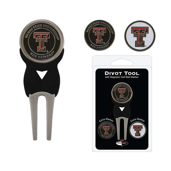 Texas Tech Red Raiders Golf Signature Divot Tool Pack  25145   