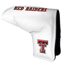 Texas Tech R Raiders Tour Blade Putter Cover (White) - Printed