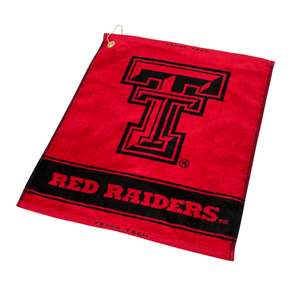 Texas Tech Red Raiders  Jacquard Woven Golf Towel