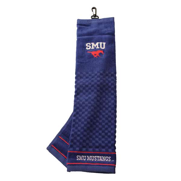 SMU Southern Methodist University Mustangs Golf Embroidered Towel 25210   