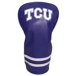 TCU Texas Christian University Horned Frogs Golf Vintage Driver Headcover 25311   