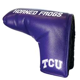 Texas Christian TCU Horned Frogs Tour Blade Putter Cover (ColoR) - Printed 
