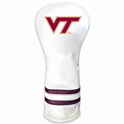 Virginia Tech Hokies Vintage Fairway Headcover (White) - Printed 