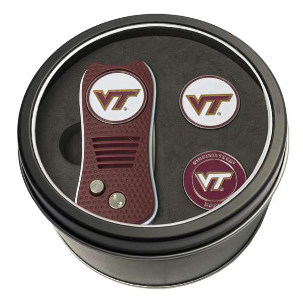 Virginia Tech Hokies Golf Tin Set - Switchblade, 2 Markers 25559   