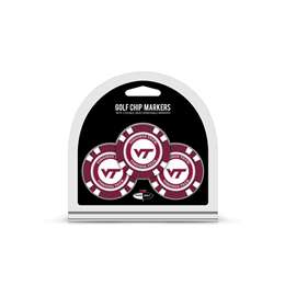 Virginia Tech Hokies Golf 3 Pack Golf Chip 25588   