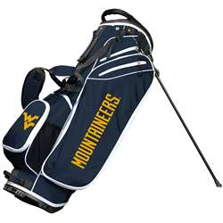 West Virginia Mountaineers Albatross Cart Golf Bag Navy