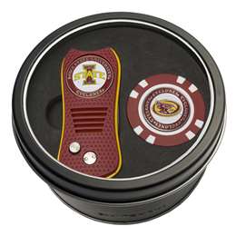 Iowa State University Cyclones Golf Tin Set - Switchblade, Golf Chip   