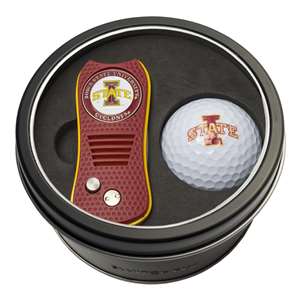 Iowa State University Cyclones Golf Tin Set - Switchblade, Golf Ball   