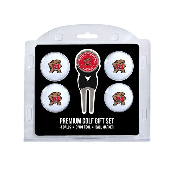 Maryland Terrapins Golf 4 Ball Gift Set 26006   