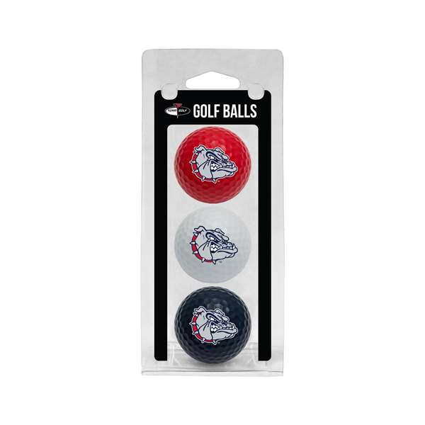 Gonzaga University Zags Bulldogs Golf 3 Ball Pack 26405