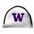 Washington Huskies Putter Cover - Mallet (White) - Printed Purple