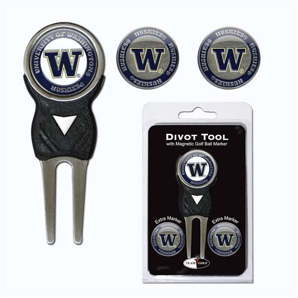 Washington Huskies Golf Signature Divot Tool Pack  28545