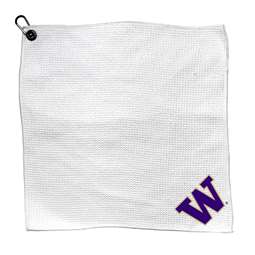 Washington Huskies Microfiber Towel - 15" x 15" (White) 