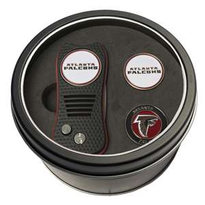 Atlanta Falcons Golf Tin Set - Switchblade, 2 Markers 30159   