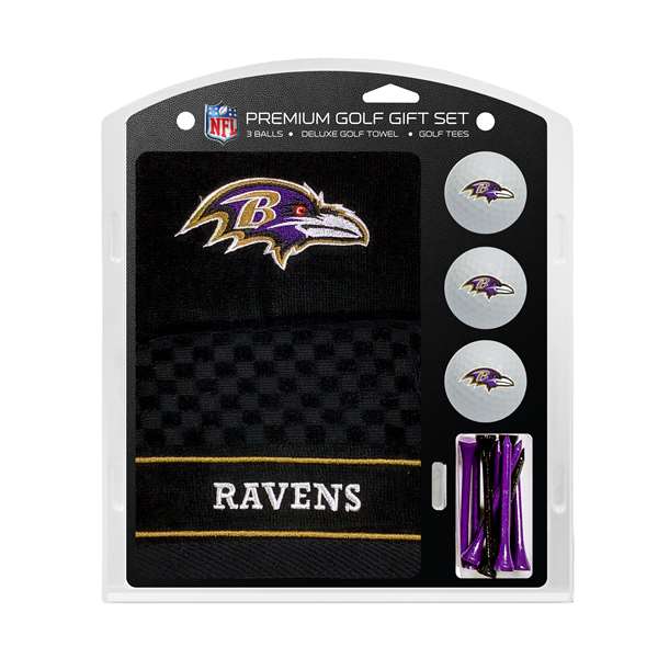 Baltimore Ravens Golf Embroidered Towel Gift Set 30220   