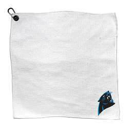 Carolina Panthers Microfiber Towel - 15" x 15" (White) 