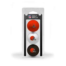 Cleveland Browns Golf 3 Ball Pack 30705   