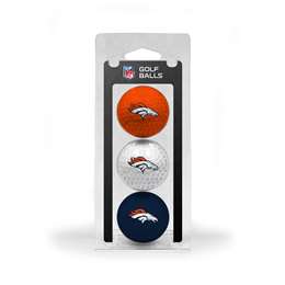 Denver Broncos Golf 3 Ball Pack 30805   