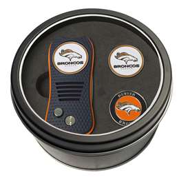 Denver Broncos Golf Tin Set - Switchblade, 2 Markers 30859   