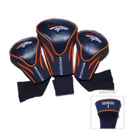 Denver Broncos Golf 3 Pack Contour Headcover 30894   