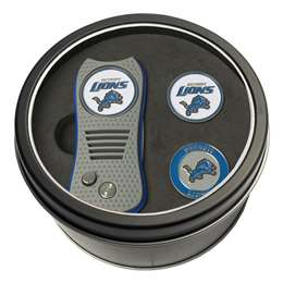 Detroit Lions Golf Tin Set - Switchblade, 2 Markers 30959   