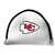 Kansas City Chiefs Putter Cover - Mallet (White) - Printed Red
