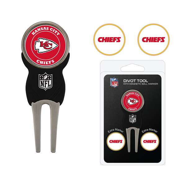 Kansas City Chiefs Golf Signature Divot Tool Pack  31445   