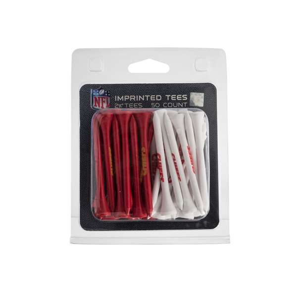 Kansas City Chiefs Golf 50 Tee Pack 31455