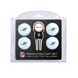 Miami Dolphins Golf 4 Ball Gift Set 31506