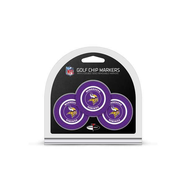 Minnesota Vikings Golf 3 Pack Golf Chip 31688   