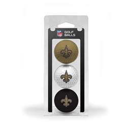 New Orleans Saints Golf 3 Ball Pack 31805   