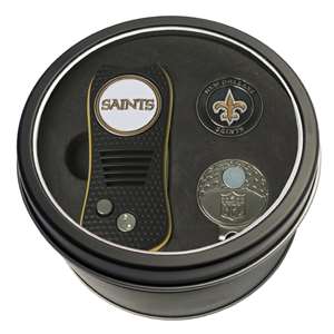 New Orleans Saints Golf Tin Set - Switchblade, Cap Clip, Marker 31857   