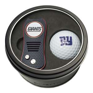 New York Giants Golf Tin Set - Switchblade, Golf Ball   