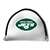 New York Jets Putter Cover - Mallet (White) - Printed Green