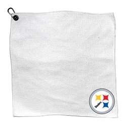 Pittsburgh Steelers Microfiber Towel - 15" x 15" (White) 