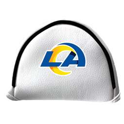 Los Angeles Rams Putter Cover - Mallet (White) - Printed Royal
