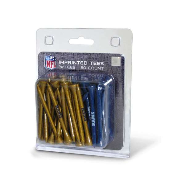 Los Angeles Rams Golf 50 Tee Pack 32555