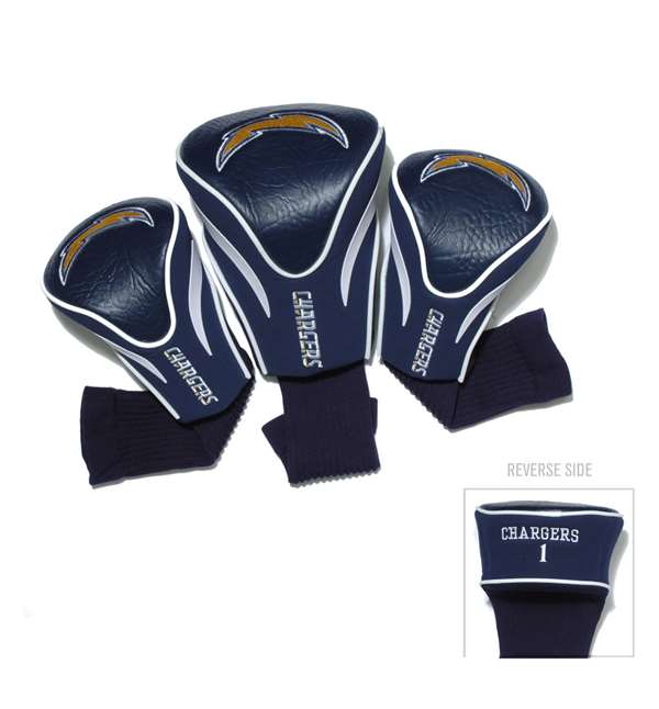 Los Angeles Chargers Golf 3 Pack Contour Headcover 32694   