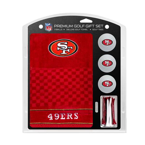 San Francisco 49ers Golf Embroidered Towel Gift Set 32720