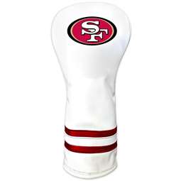 San Francisco 49ers Vintage Fairway Headcover (White) - Printed 