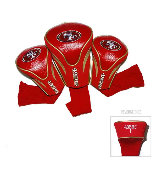 San Francisco 49ers Golf 3 Pack Contour Headcover 32794   