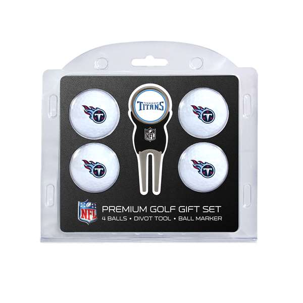 Tennessee Titans Golf 4 Ball Gift Set 33006   