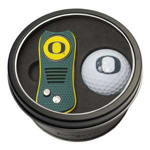Oregon Ducks Golf Tin Set - Switchblade, Golf Ball   
