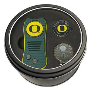 Oregon Ducks Golf Tin Set - Switchblade, Cap Clip, Marker 44457   