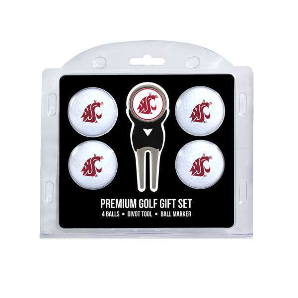 Washington State University Cougars Golf 4 Ball Gift Set 46206   