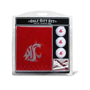 Washington State University Cougars Golf Embroidered Towel Gift Set 46220