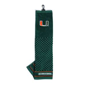 Miami Hurricanes Golf Embroidered Towel 47110   